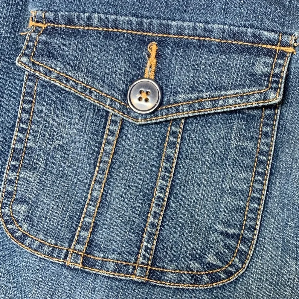 Style & Co., Denim Cargo Capris - Picture 3 of 10
